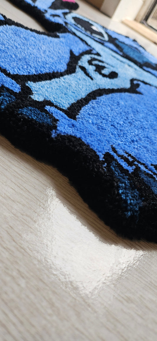 Stitch inspired Custom Rug