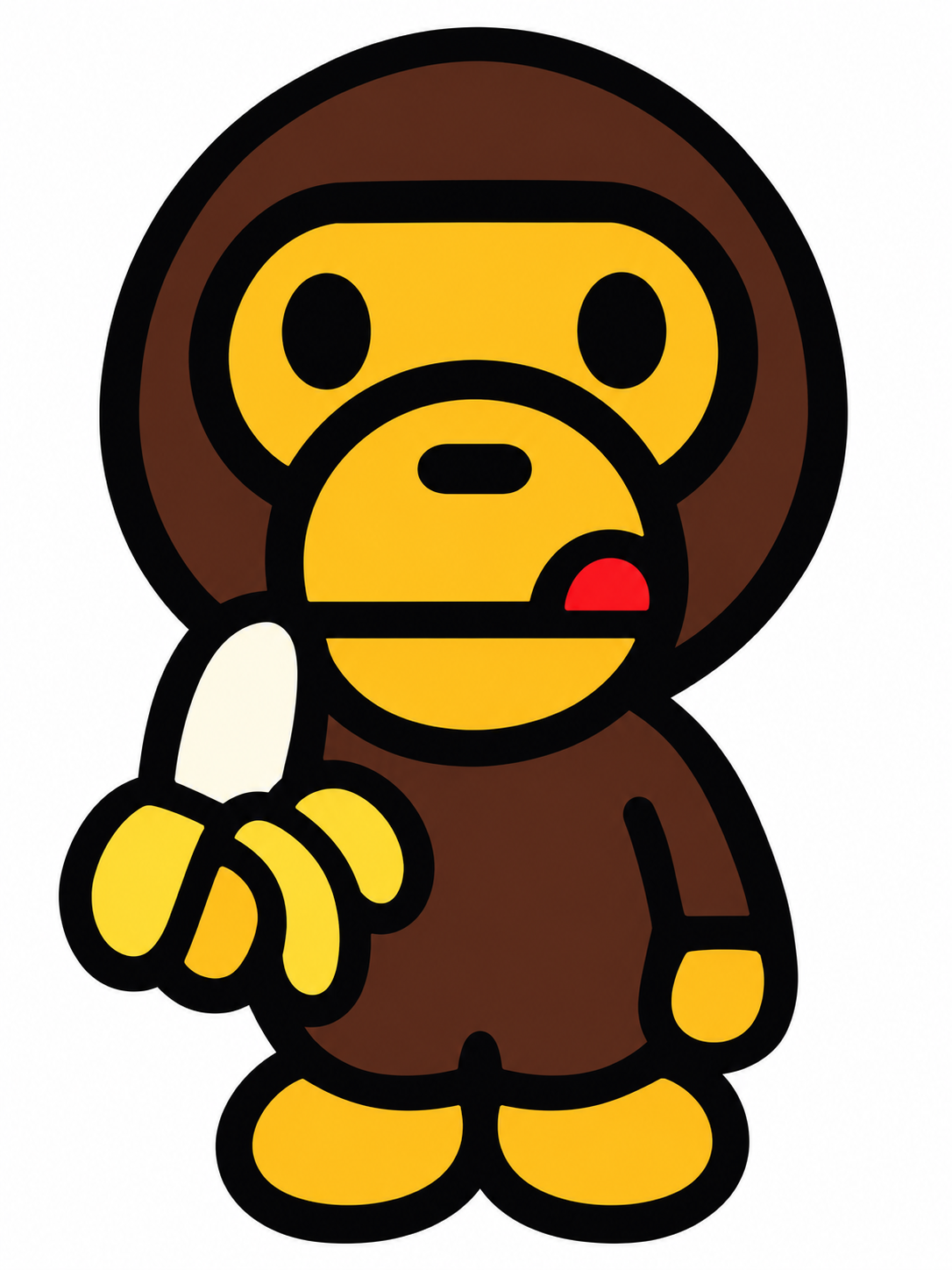 Custom monkey rug
