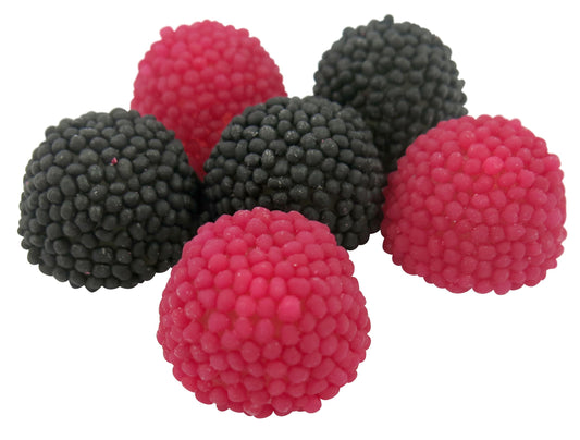 100g black and raspberry berries sweet bag