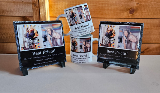Best friend Picture slate & Cup Set