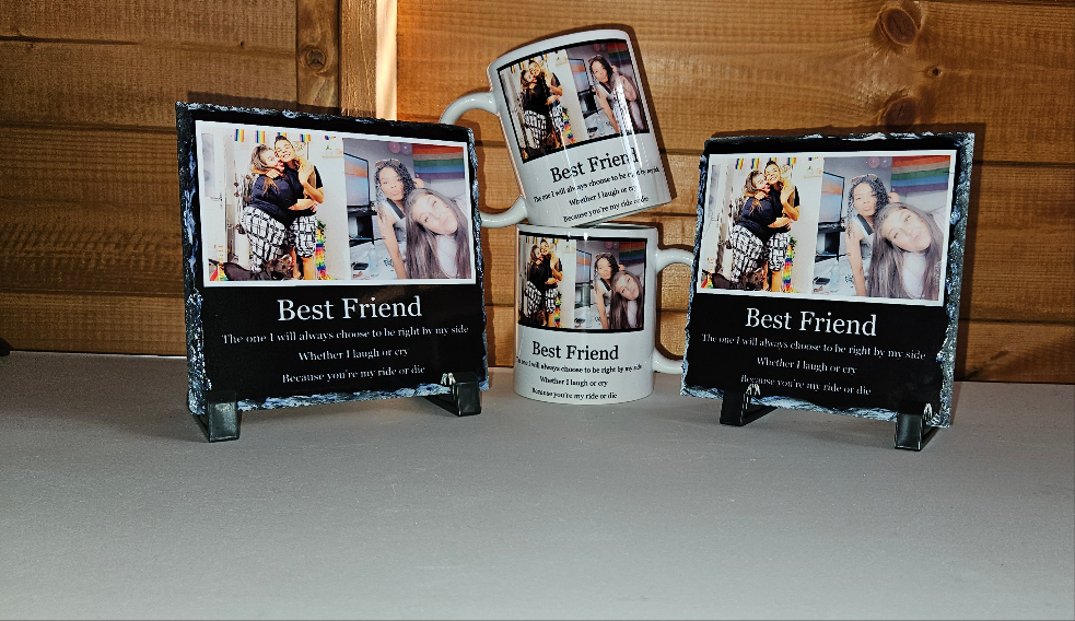 Best friend Picture slate & Cup Set
