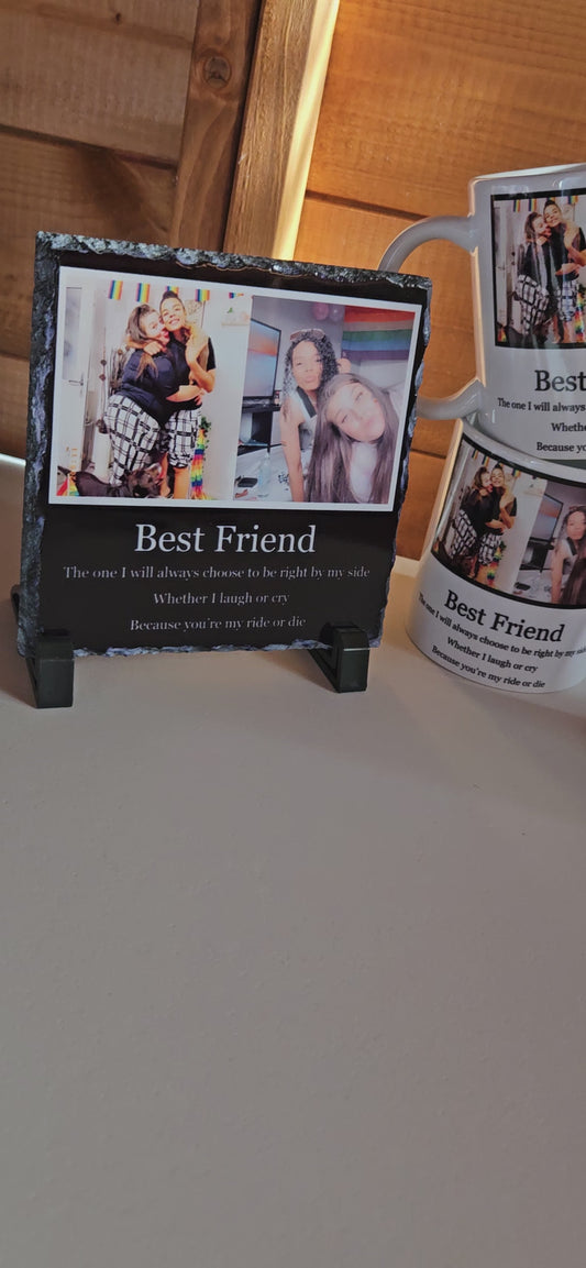 Best friend Picture slate & Cup Set