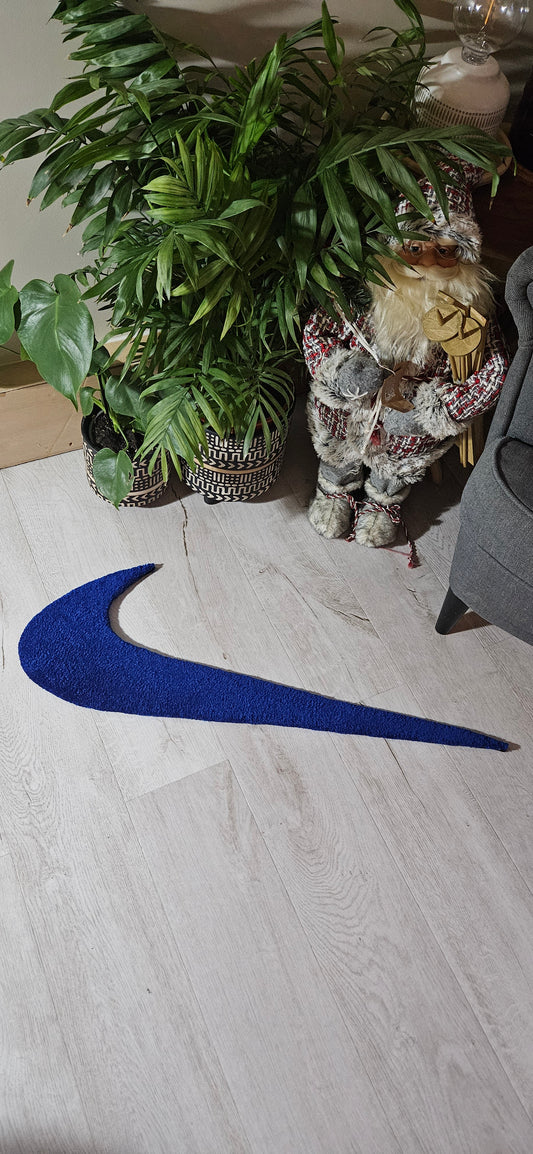 Nike tick custom rug